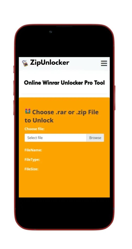 Screenshot of the password recovery interface in Zip Unlocker™, showcasing efficient ZIP unlocking capabilities.